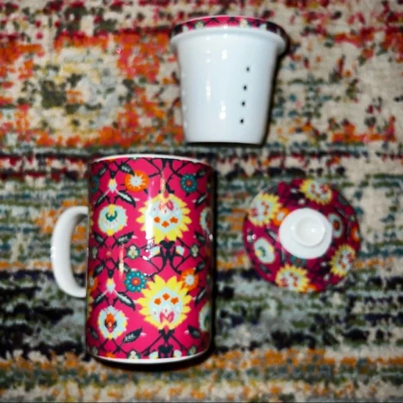 World Market Tea Cup. Three Piece Set - Home | Color: Pink - Picture 6 of 7